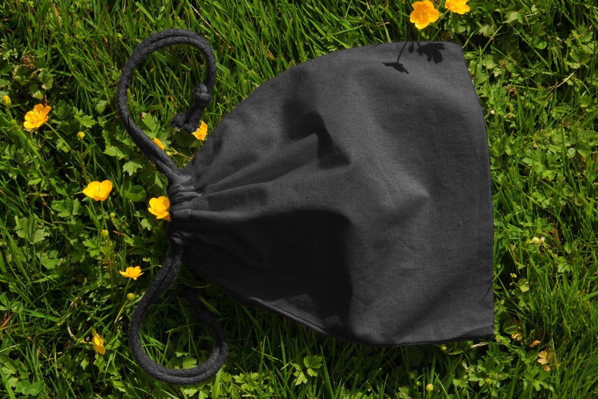 Worek bawełniany 360x340mm Czarny