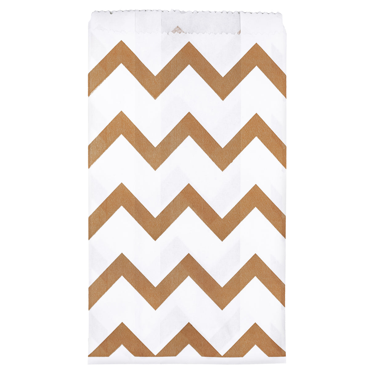 Torba fałdowa 120x210mm w zygzaki Biała 25szt.