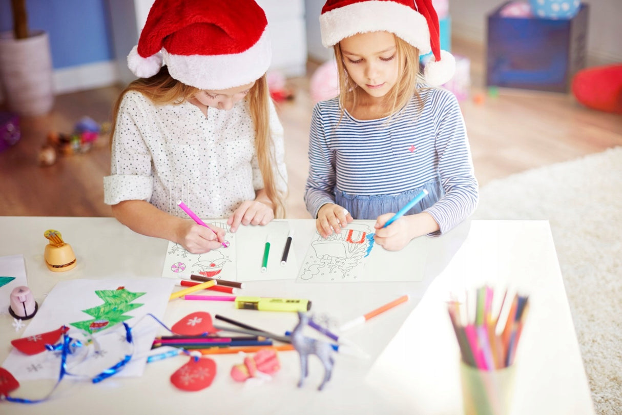 Świąteczne Kolorowanki dla Dzieci Zestaw 6 szt.