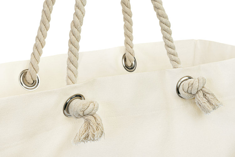 Torba bawełniana Ecru 420x140x140x380mm Plażowa