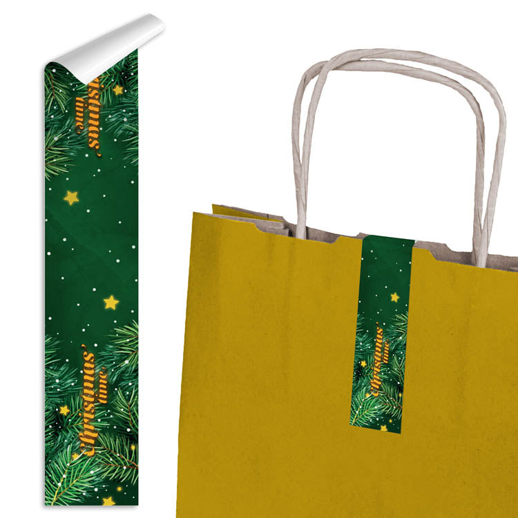 Naklejki świąteczne duże na prezenty ARKUSZ MIX