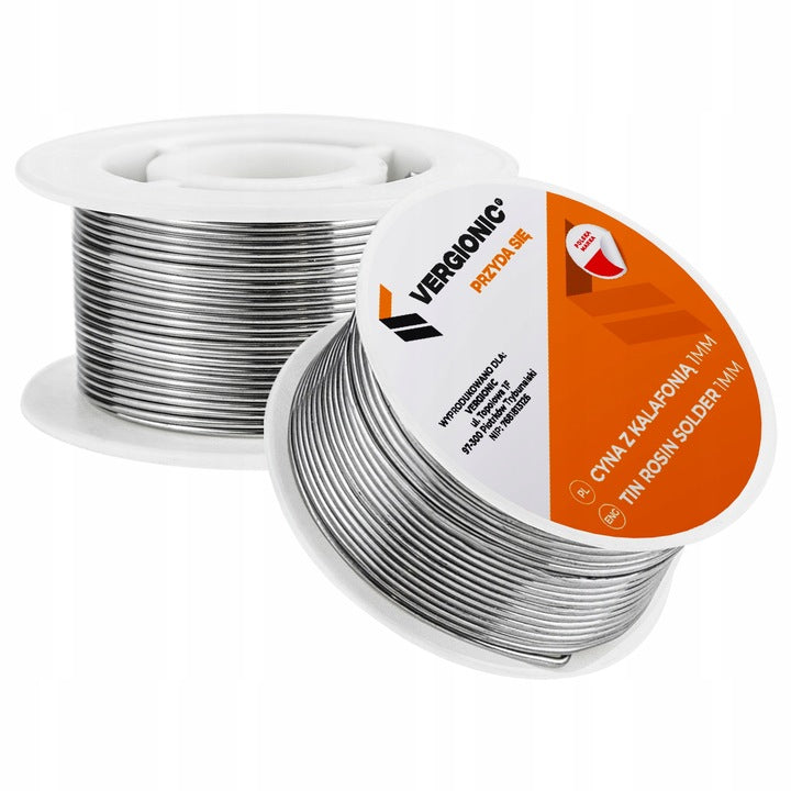 Cyna do Lutowania 100g z Kalafonią 1mm w rolce