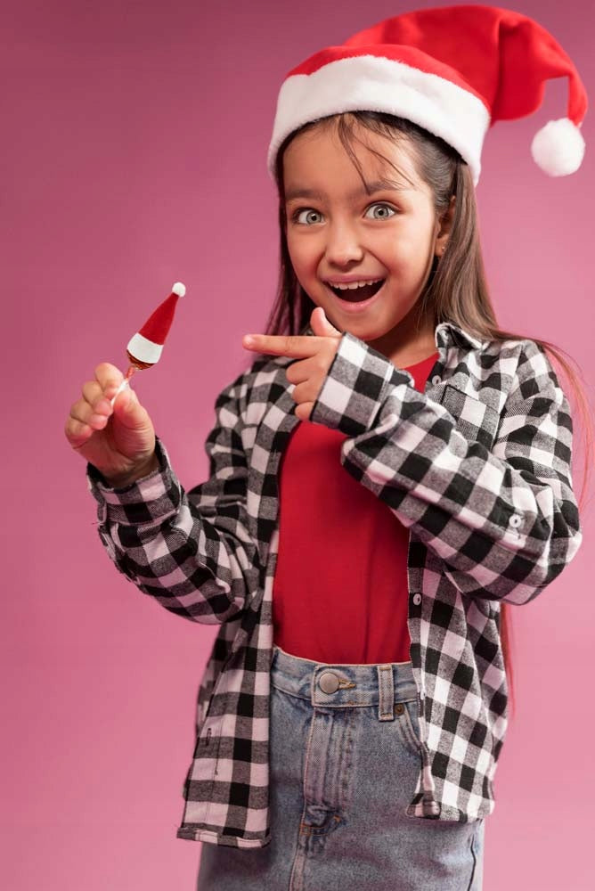 Czapeczki Mikołaja Etui Pokrowce dekoracyjne MINI 10szt.