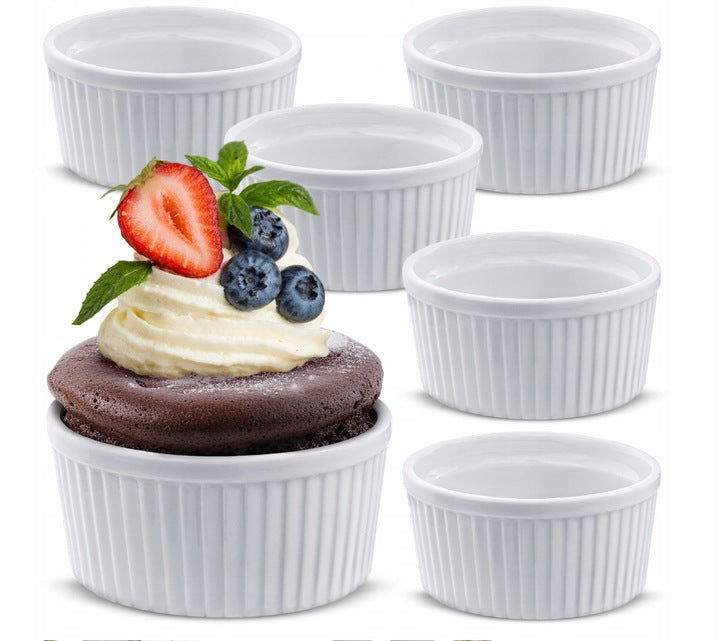 Kokilki żaroodporne Miski 200ml 6 szt.