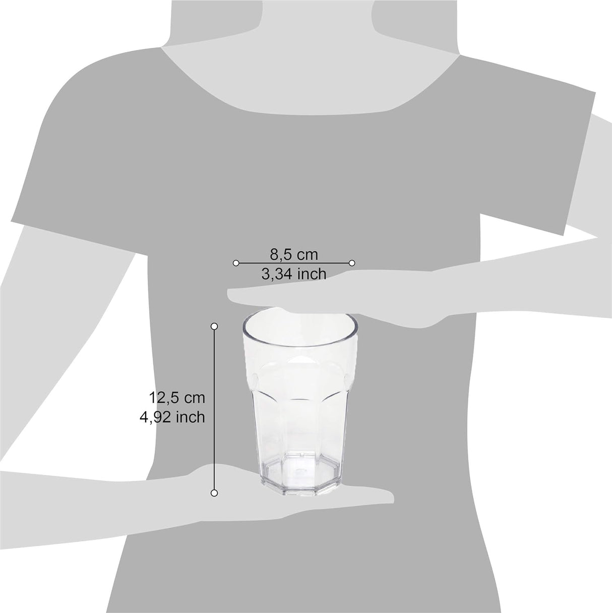 Kubki plastikowe do drinków 300ml 20szt.