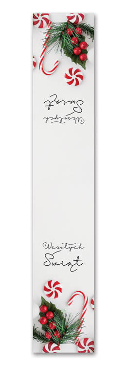 Naklejki świąteczne duże na prezenty ARKUSZ MIX