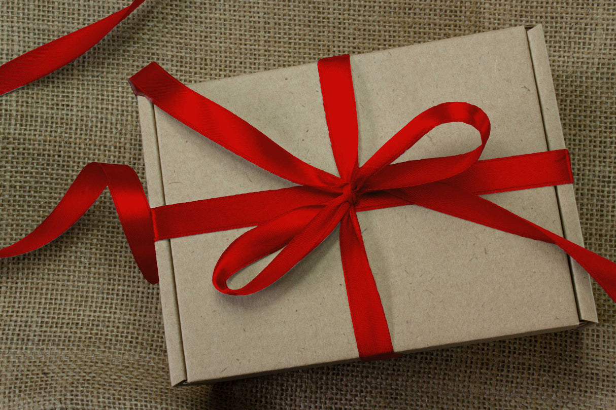 Tasiemka satynowa CZERWONA 12mm