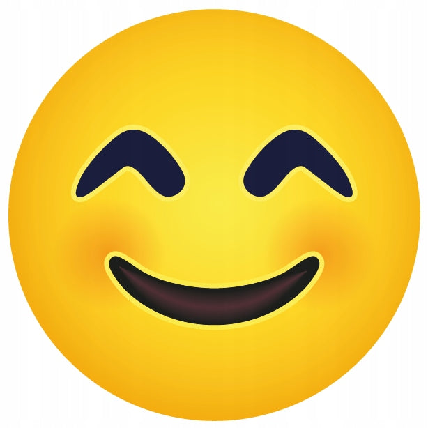 Naklejki EMOTKA RUMIEŃCE ozdobne 10szt.