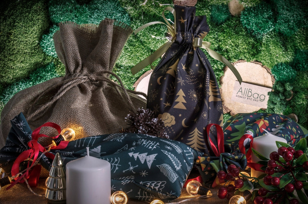 Woreczek poliestrowy 20x35cm Gwiazdki Laski