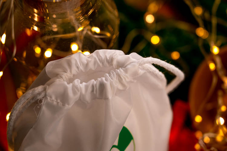 Woreczek poliestrowy 16x21cm Laska zielona