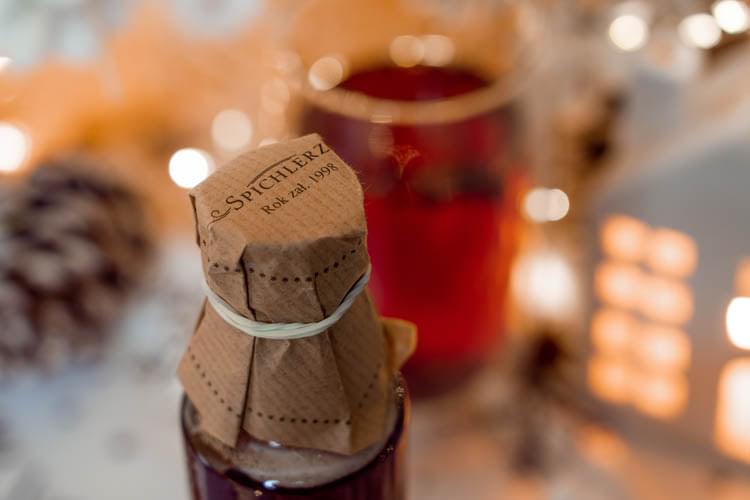 Kosz prezentowy SYROP HERBATA POMARAŃCZA