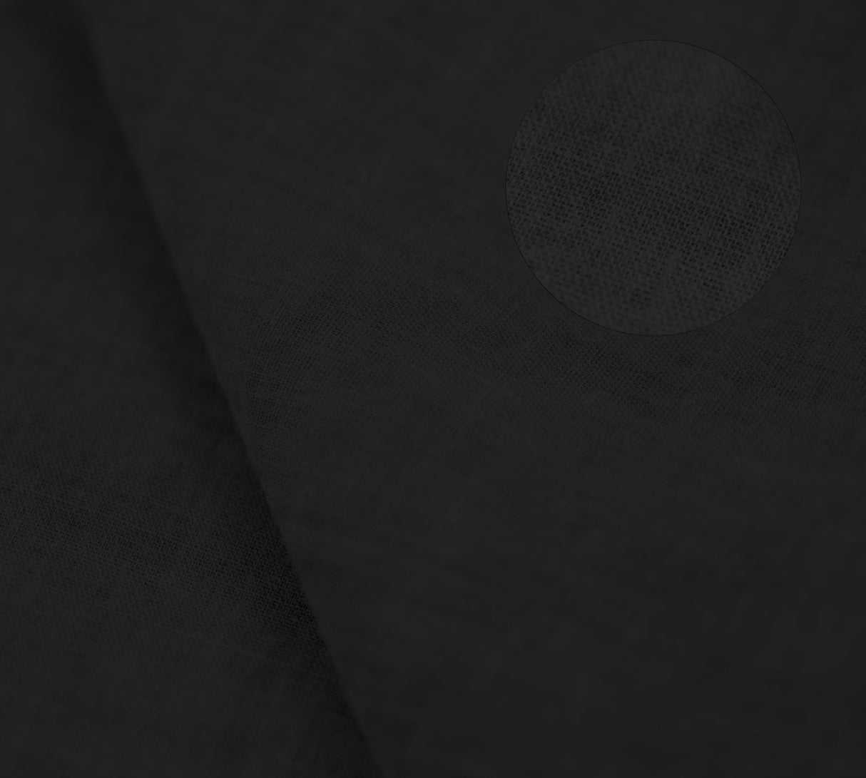 Tkanina bawełna 145g/m2 1m Czarna