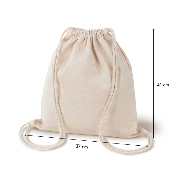 Plecak worek bawełniany Ecru 370x410mm