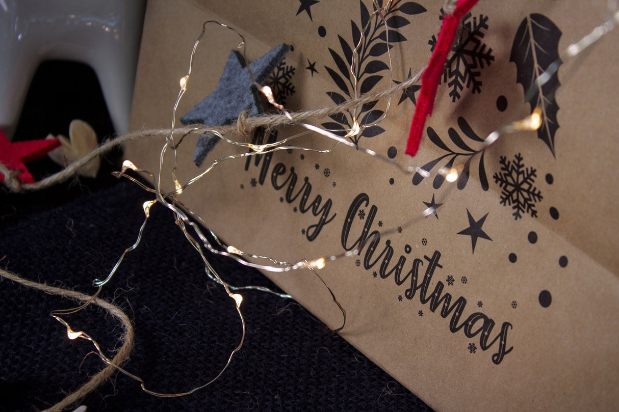 Torby świąteczne 300x170x340mm MERRY CHRISTMAS