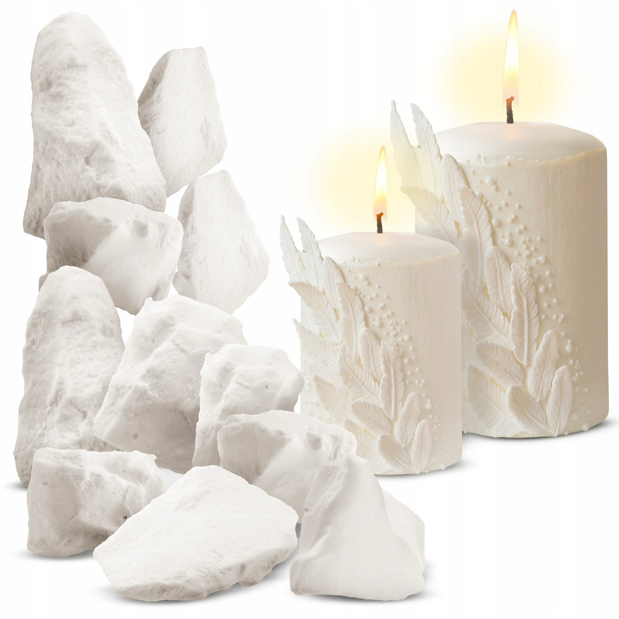 Zestaw do robienia świec DIY Wosk Knoty