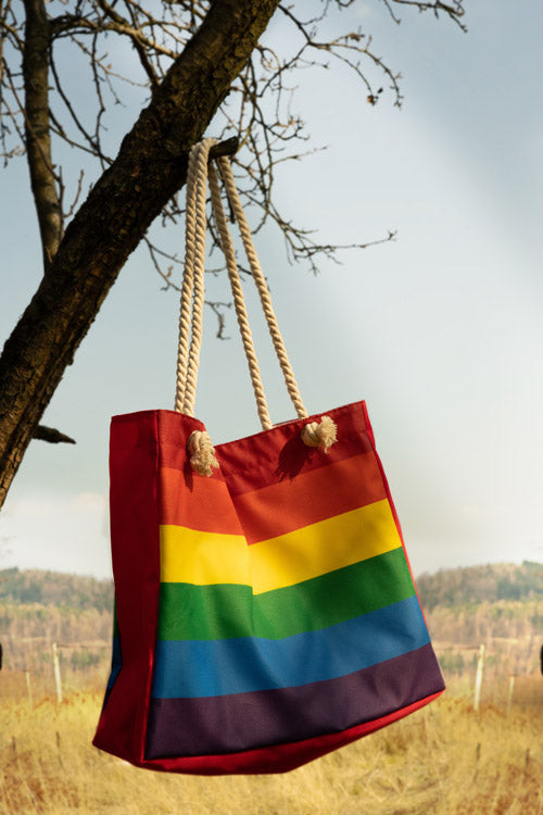 Torba LGBT gruby sznur 42x15x15x38cm
