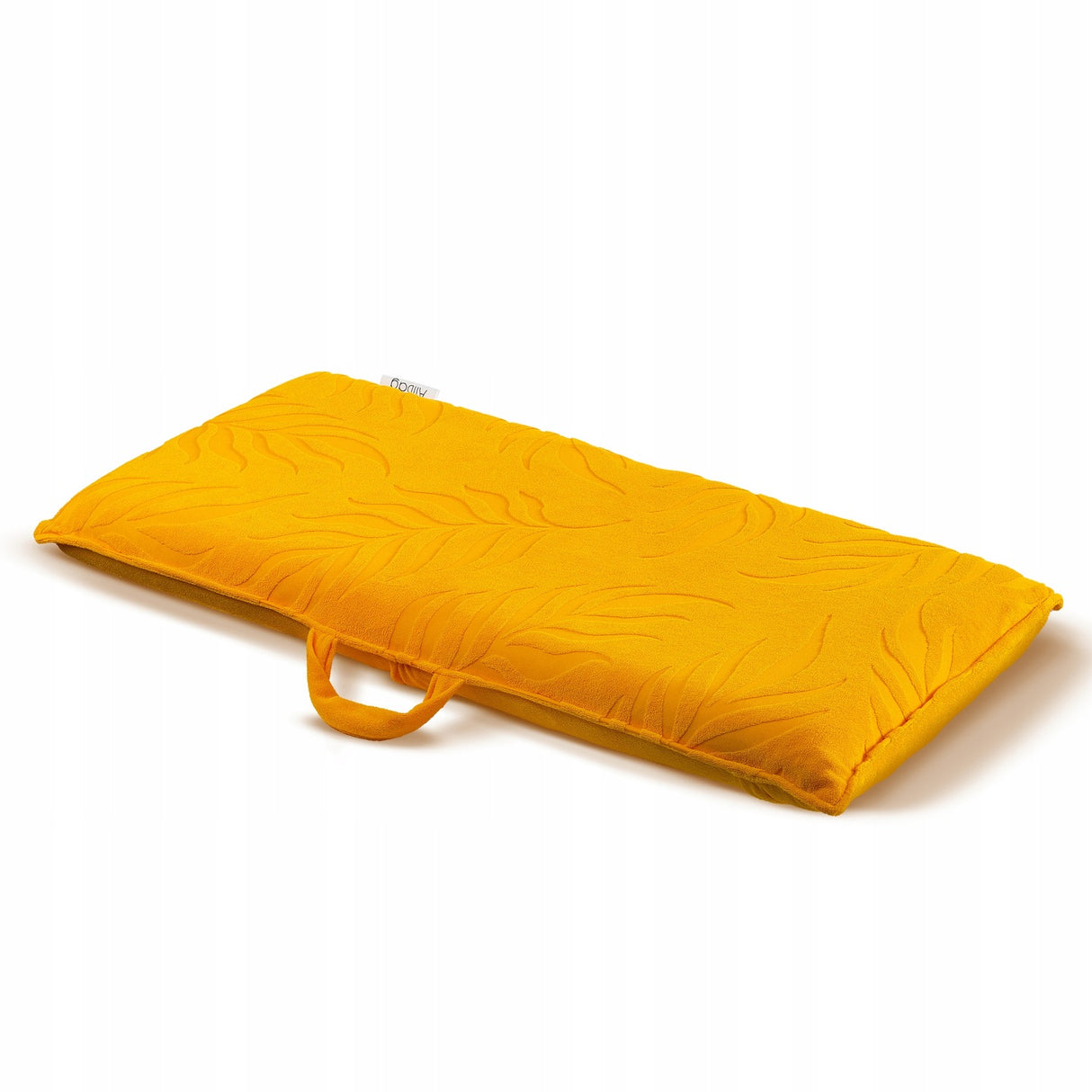 Leżak podróżny - składany POMARAŃCZOWY