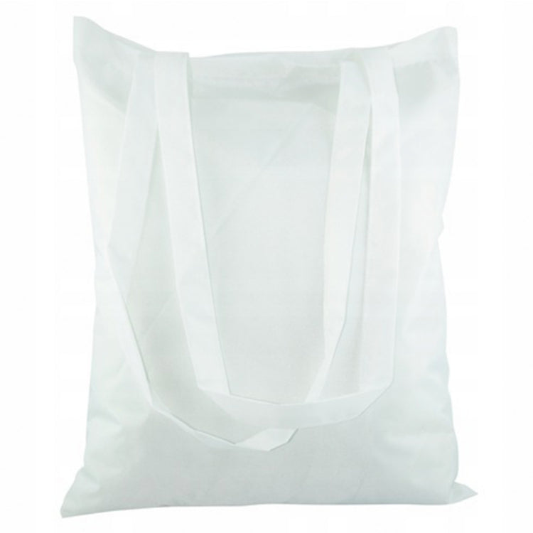 Torba poliestrowa BIAŁA 34x42 cm Uchwyt: 70 cm 110 g/m2