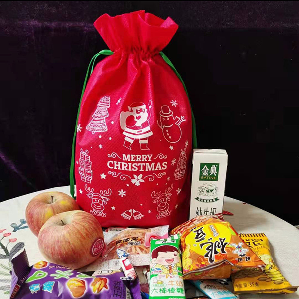 Woreczek świąteczny ze wstążką MERRY CHRISTMAS