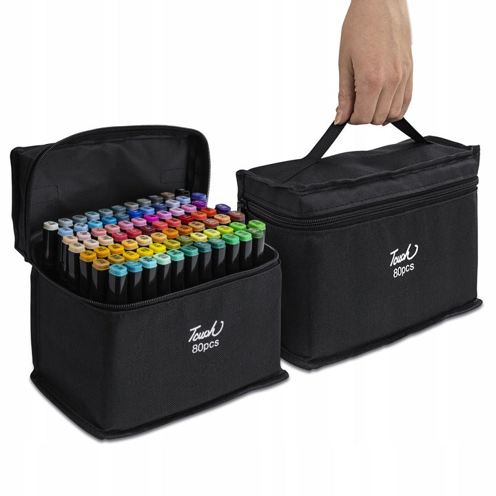 Flamastry markery zestaw 80szt