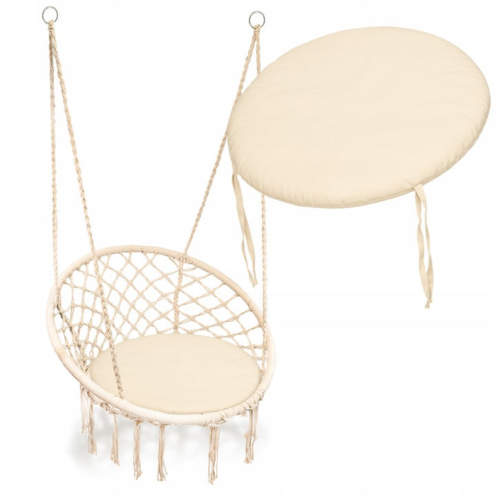 BOCIANIE GNIAZDO BOHO + PODUSZKA BAWEŁNIANA