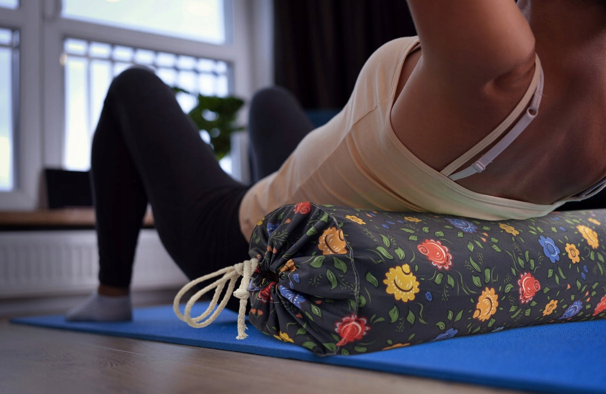 Wałek do jogi z pokrowcem 70cm