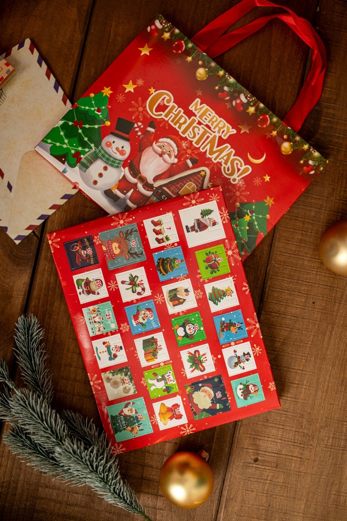 Bożonarodzeniowy zestaw bransoletek z zawieszkami