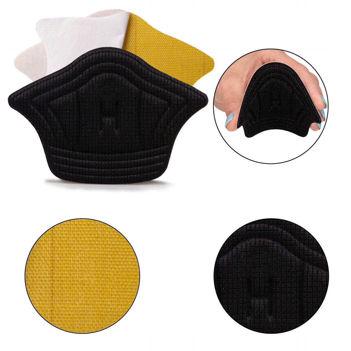 Zapiętki do Butów Czarne