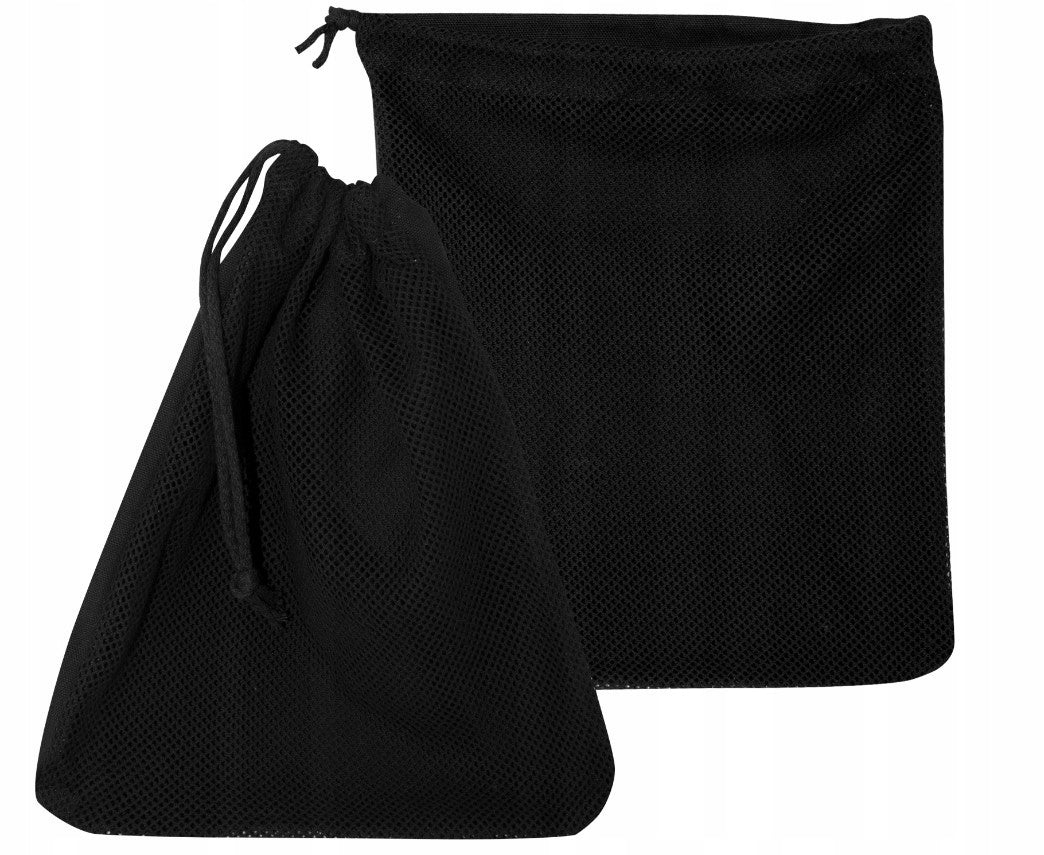 Worek z siatki bawełnianej 150x200mm Czarny