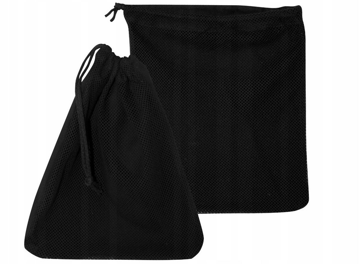 Worek z siatki bawełnianej 300x450mm Czarny
