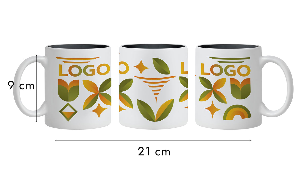 Kubek 330ml z własnym nadrukiem RÓŻNE KOLORY