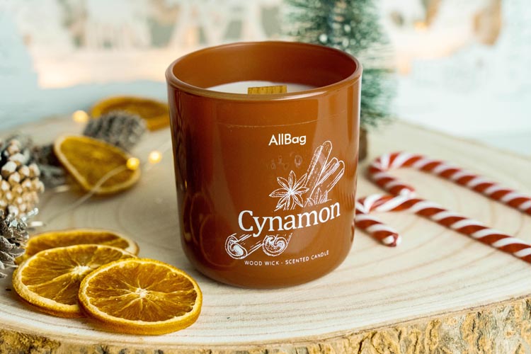 Świeca sojowa zapachowa Cynamon