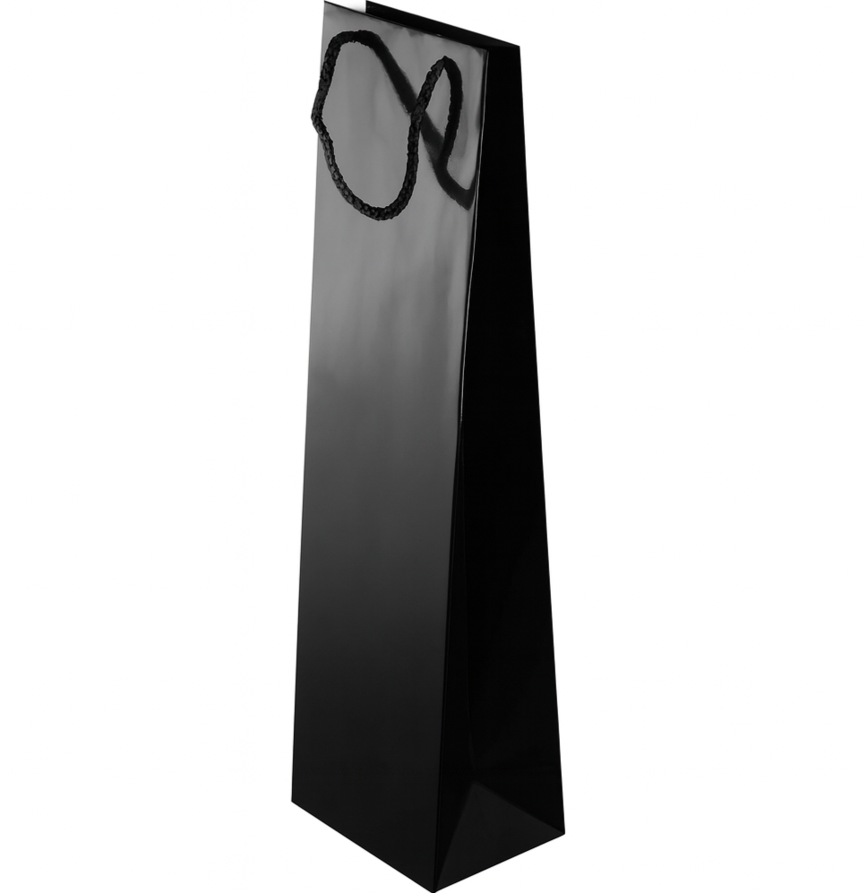 Torba laminowana z uchwytem sznurkowym 110x90x400mm Czarna