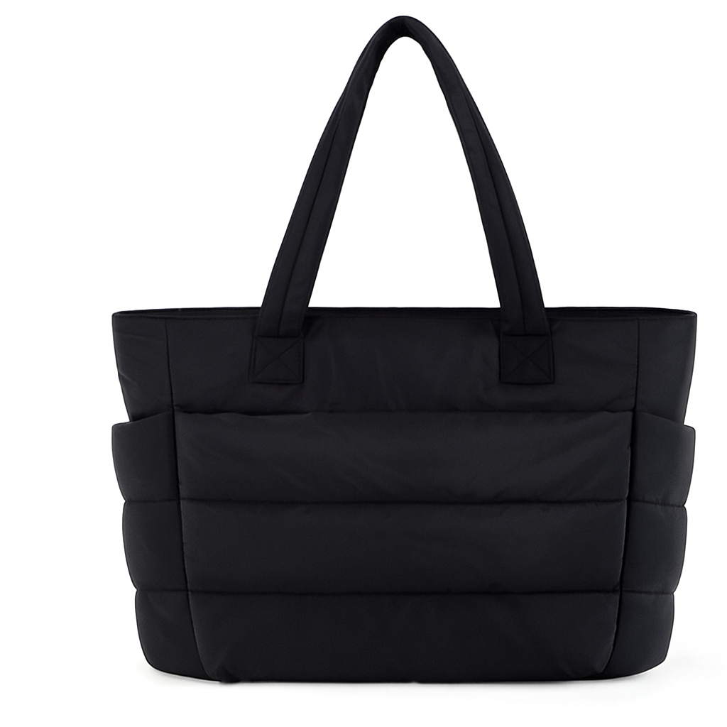 Czarna Pikowana Torba Damska