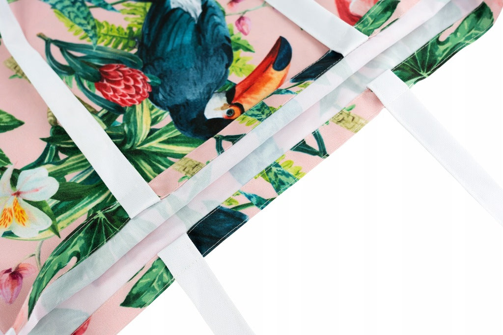 Torba plażowa OXFORD Kwiaty i tukan