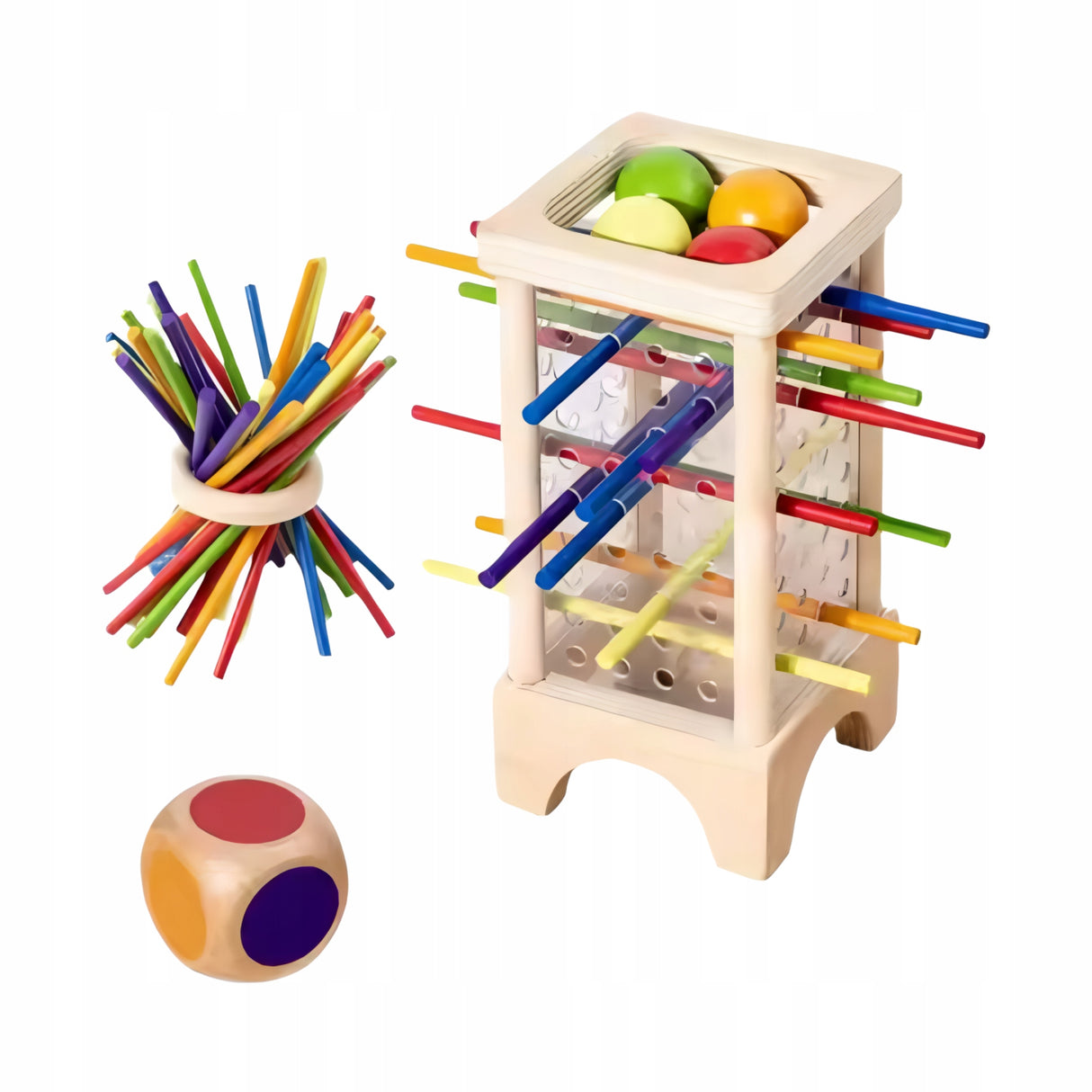 Drewniana gra edukacyjna 3+