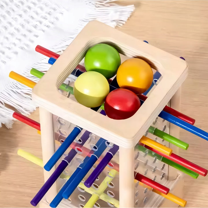 Drewniana gra edukacyjna 3+