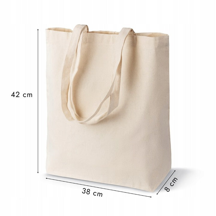 Torba Bawełniana 380x80x420mm Ecru 220g