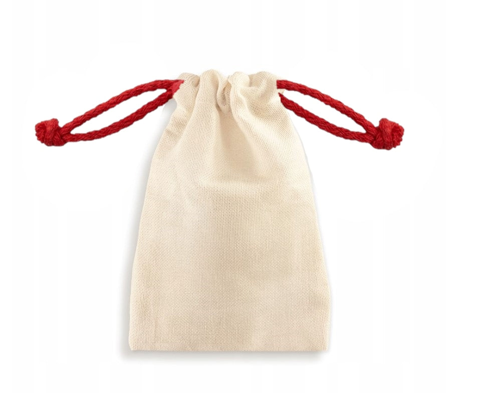 Worek Bawełniany Czerwony Sznurek 250x400cm Ecru