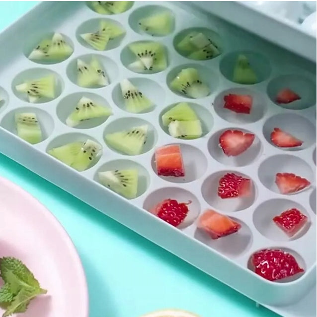 Foremka na kostki lodu kule RÓŻOWA