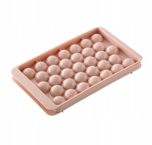 Foremka na kostki lodu kule RÓŻOWA