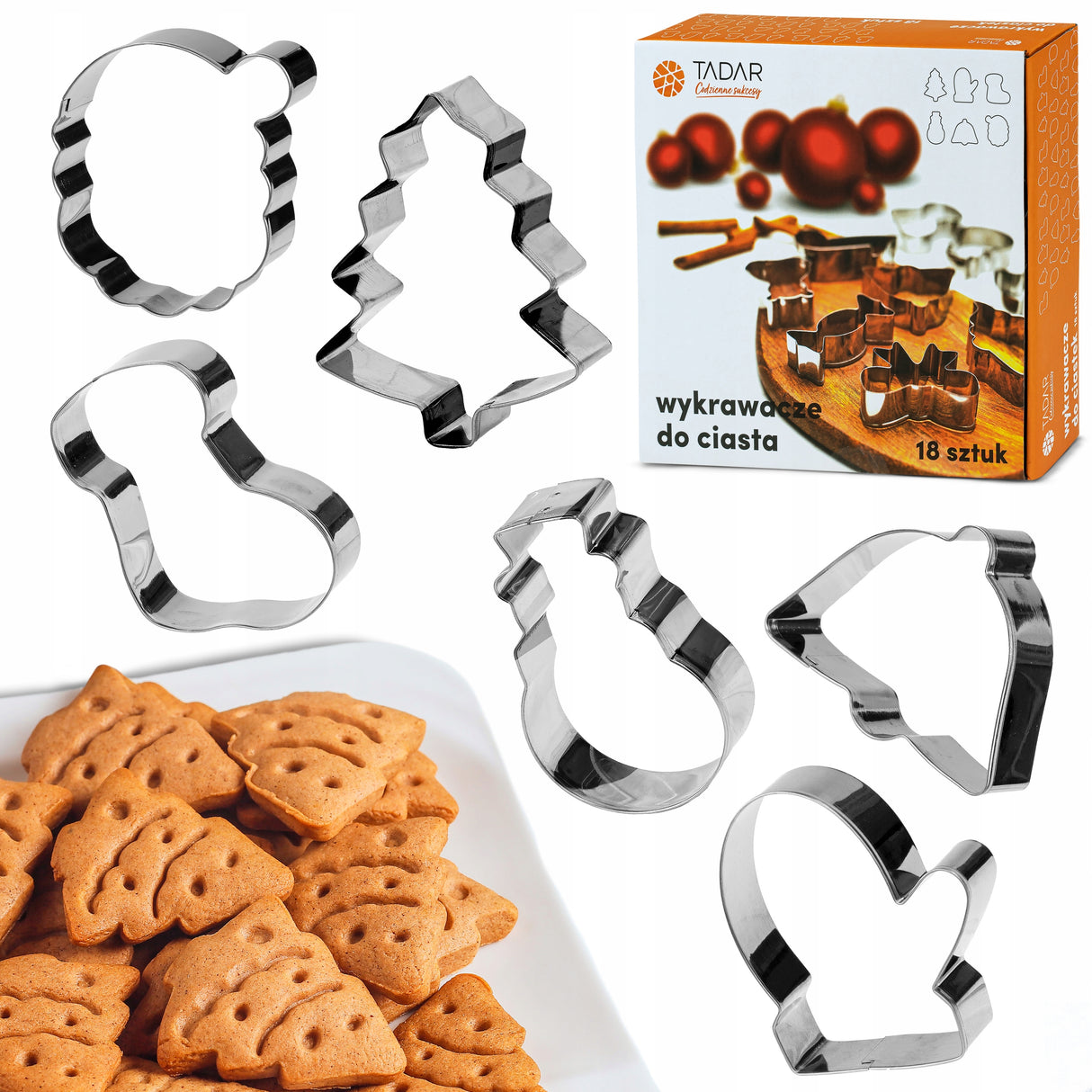 Foremki świąteczne Wykrawacze do pierników
