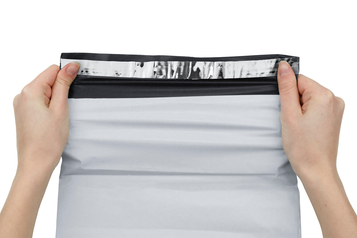 Szare foliopaki kurierskie XL 500x600mm 50szt.