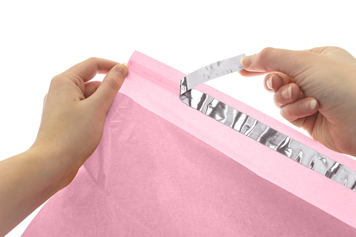 Różowe foliopaki kurierskie A3 310×420 mm 50szt.