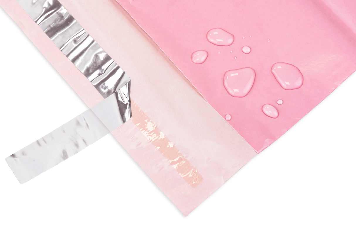 Różowe foliopaki kurierskie B3 400x500mm 50 szt.