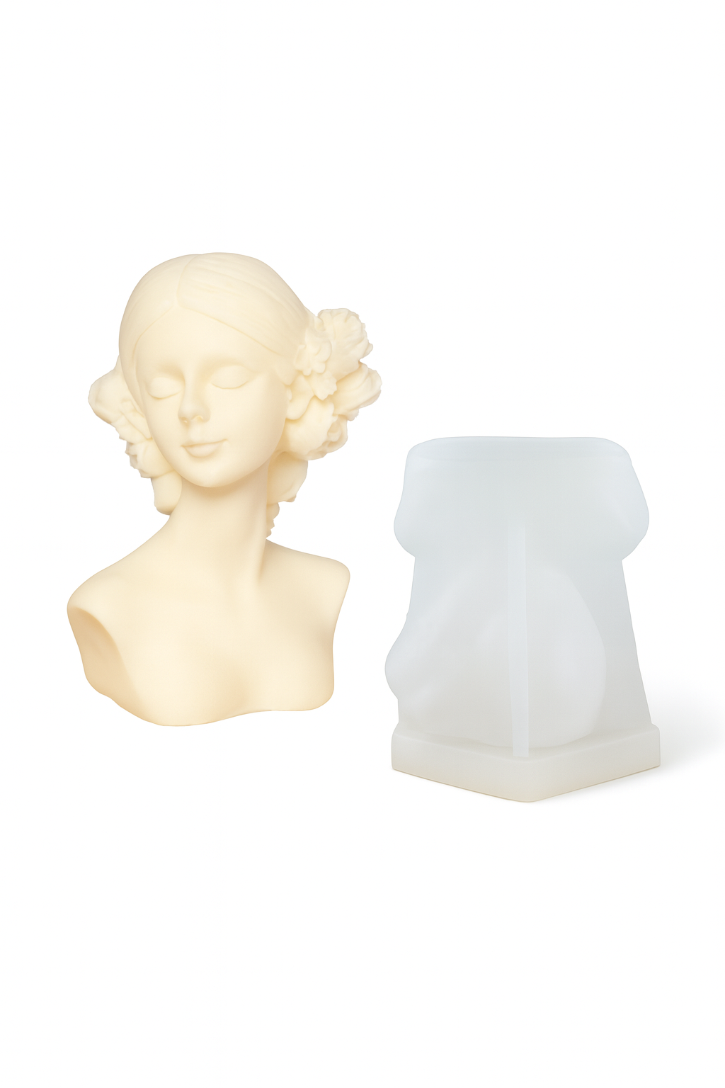 Forma silikonowa do świec popiersie kobiety