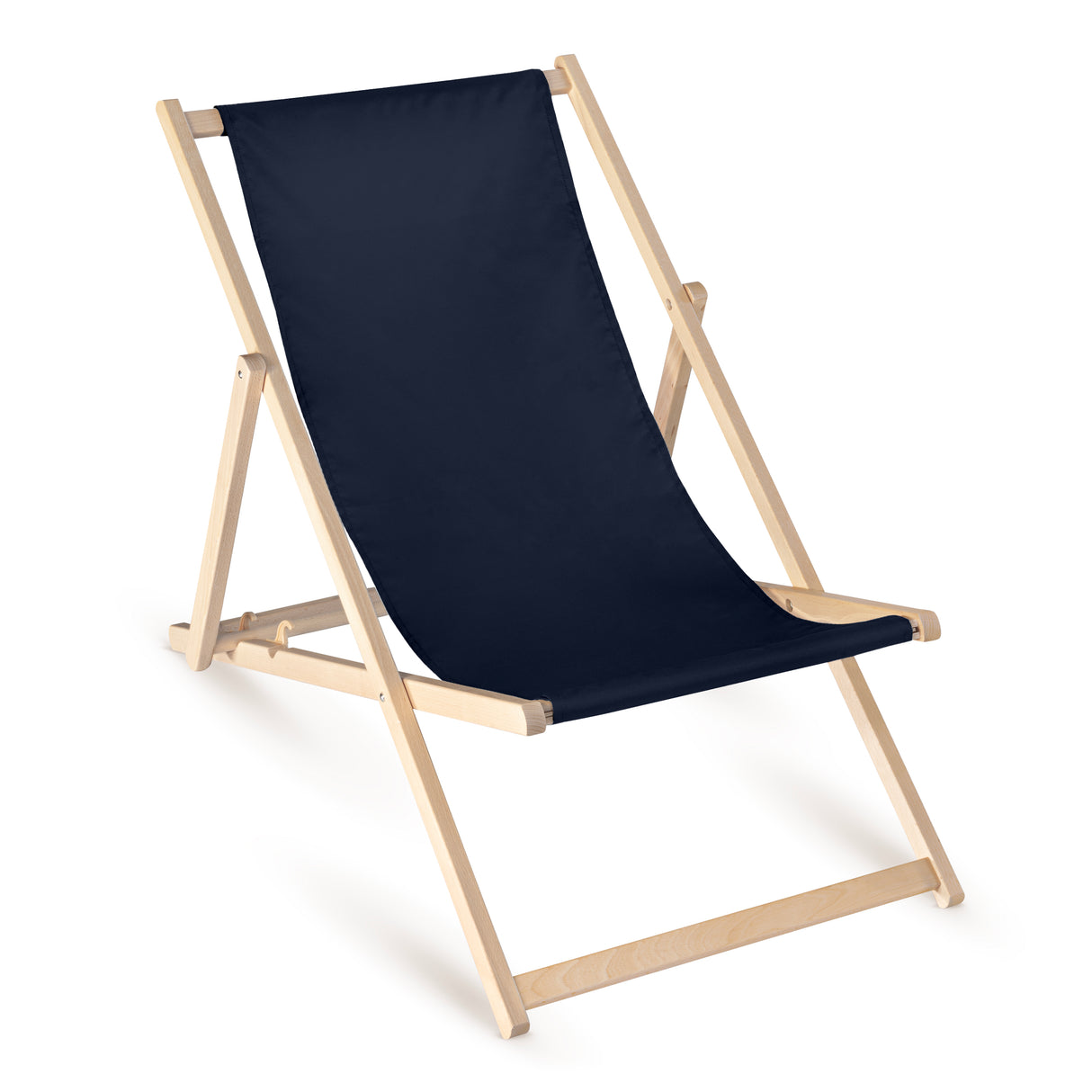 Leżak drewniany - RÓŻNE KOLORY Ciemny Granat