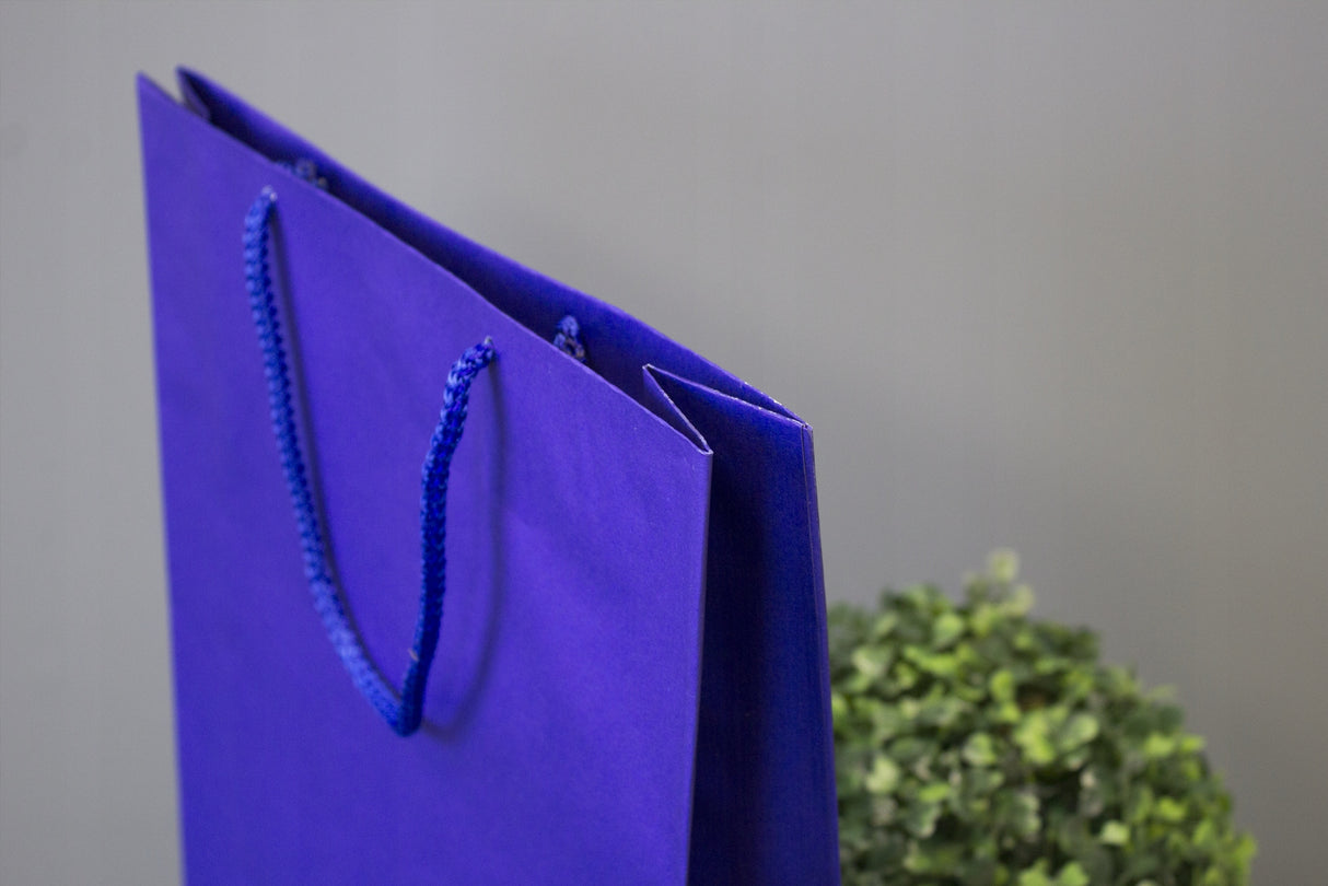 Torba papierowa ECO prestige 300x100x400mm Granatowa