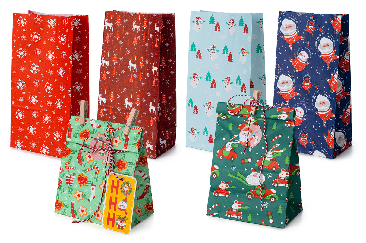 Papierowy kalendarz adwentowy DIY Mikołaj