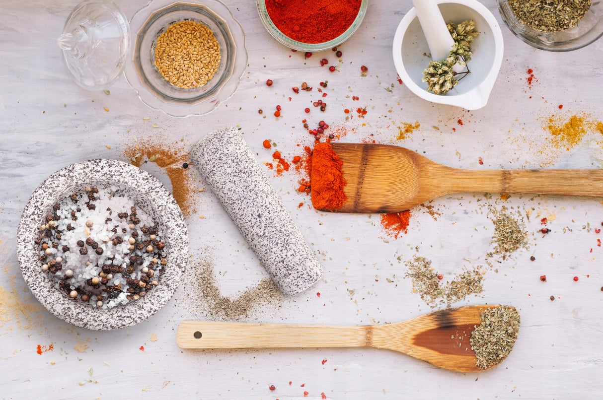 Moździerz kamienny kuchenny do przypraw Tłuczek